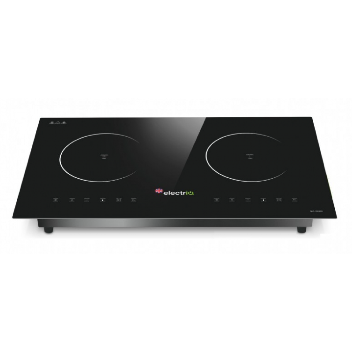 ELECTRIQ QIC-D2802 雙頭電磁爐｜2800W功率共享黑晶面板